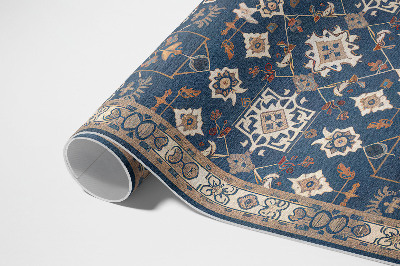 Tapis vinyle d’extérieur Motif ornemental de style persan vintage