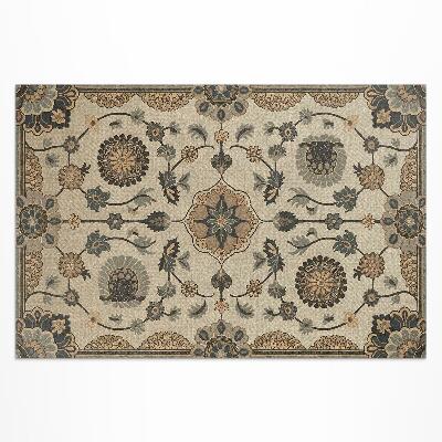 Tapis vinyle d’extérieur Fleurs et plantes décoratives de style vintage