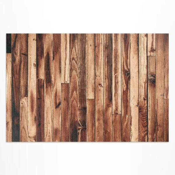 Tapis vinyle d’extérieur Parquet en bois usé