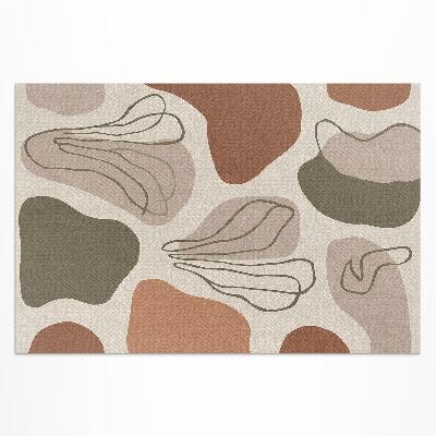 Tapis vinyle d’extérieur Taches bohèmes abstraites irrégulières