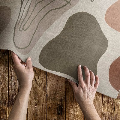 Tapis vinyle d’extérieur Taches bohèmes abstraites irrégulières