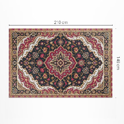 Tapis vinyle d’extérieur Ornement végétal de style persan
