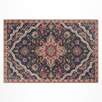 Tapis vinyle d’extérieur Riche ornement floral de style turc
