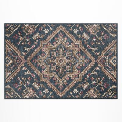 Tapis vinyle d’extérieur Motif végétal géométrique, style turc