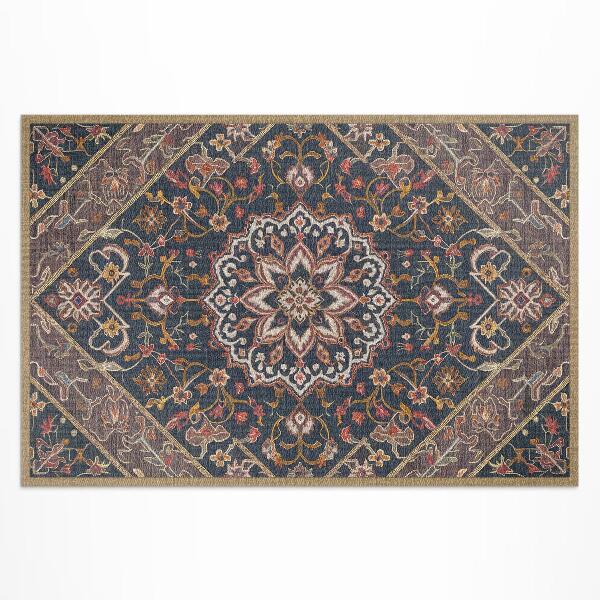 Tapis vinyle d’extérieur Richement décoré d'ornements de style turc