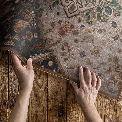 Tapis vinyle d’extérieur Ornement de tapis de style turc