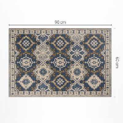 Tapis vinyle d’extérieur Carreaux marocains élégants en mosaïque