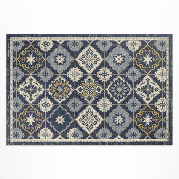 Tapis vinyle d’extérieur Carreaux richement décorés de style marocain
