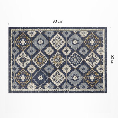 Tapis vinyle d’extérieur Carreaux richement décorés de style marocain