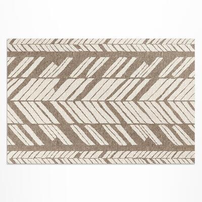Tapis vinyle d’extérieur Motif indien, tresse bohème, abstrait