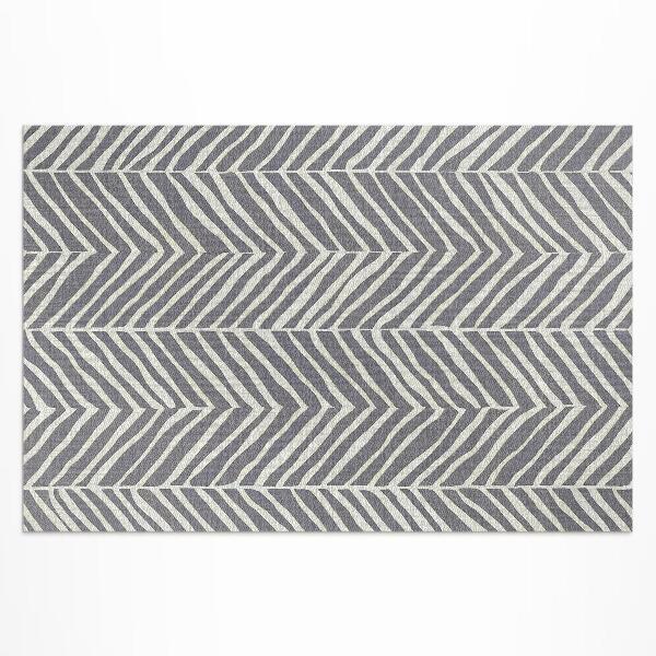 Tapis vinyle d’extérieur Lignes irrégulières bohèmes style indien