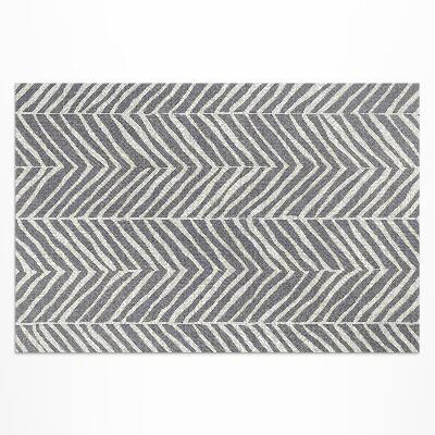 Tapis vinyle d’extérieur Lignes irrégulières bohèmes style indien