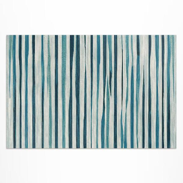 Tapis vinyle d’extérieur Composition statique de bandes de peinture abstraites