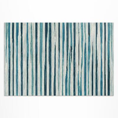 Tapis vinyle d’extérieur Composition statique de bandes de peinture abstraites