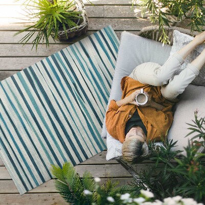 Tapis vinyle d’extérieur Composition statique de bandes de peinture abstraites