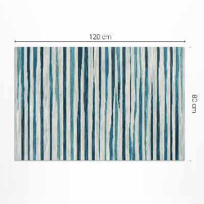 Tapis vinyle d’extérieur Composition statique de bandes de peinture abstraites