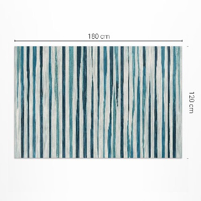 Tapis vinyle d’extérieur Composition statique de bandes de peinture abstraites