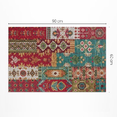 Tapis vinyle d’extérieur Motif abstrait de style turc