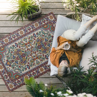 Tapis vinyle d’extérieur Motif riche de style turc