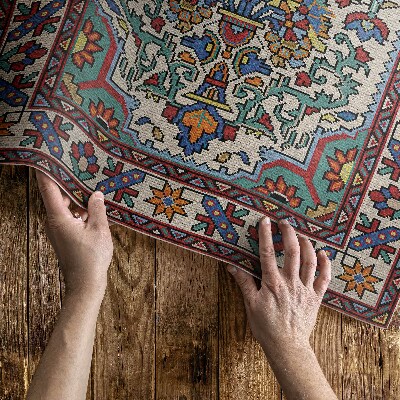 Tapis vinyle d’extérieur Motif riche de style turc