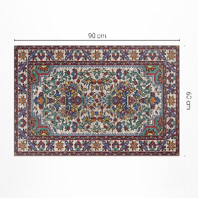 Tapis vinyle d’extérieur Motif riche de style turc
