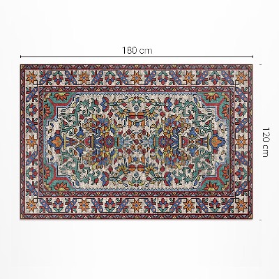 Tapis vinyle d’extérieur Motif riche de style turc