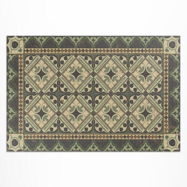 Tapis vinyle d’extérieur Carreaux artistiques classiques