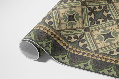 Tapis vinyle d’extérieur Carreaux artistiques classiques