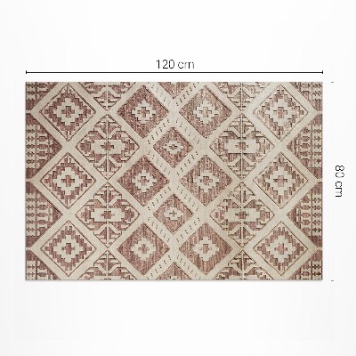 Tapis vinyle d’extérieur Compositions géométriques de style aztèque