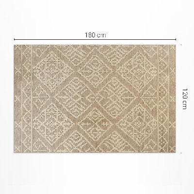 Tapis vinyle d’extérieur Motifs aztèques simples dans une forme classique