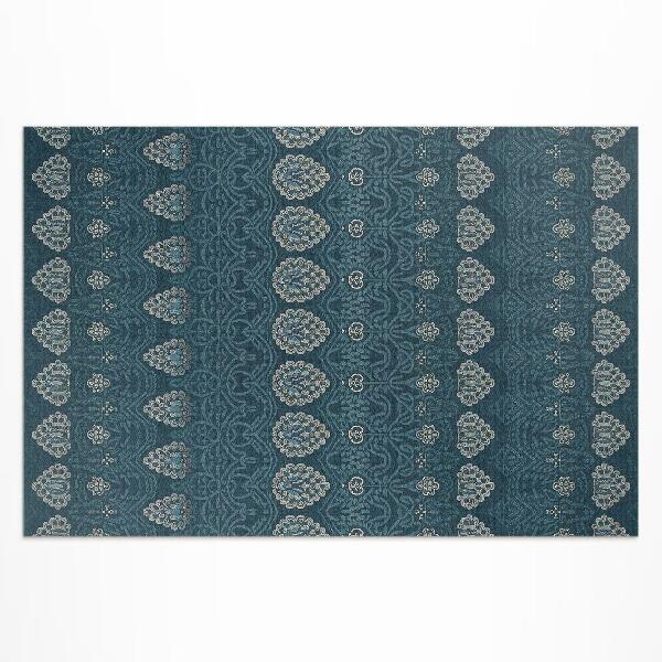 Tapis vinyle d’extérieur L'esthétique aztèque dans des motifs rétro