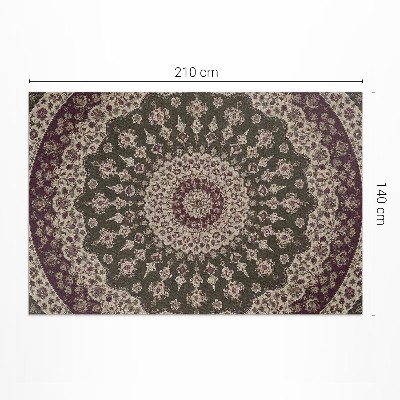 Tapis vinyle d’extérieur Mandalas aztèques vintage