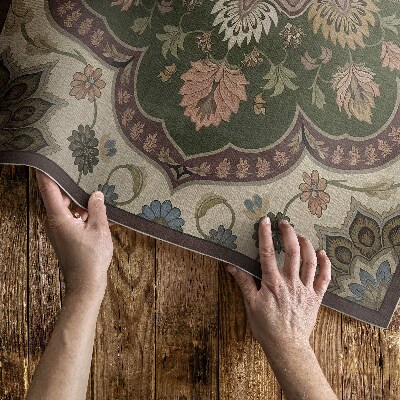 Tapis vinyle d’extérieur Fleurs Art Nouveau