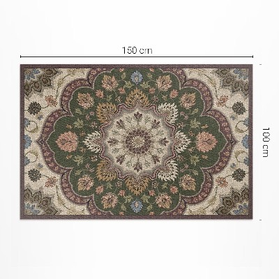 Tapis vinyle d’extérieur Fleurs Art Nouveau