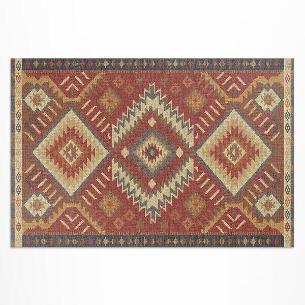 Tapis vinyle d’extérieur Harmonie des figures géométriques aztèques