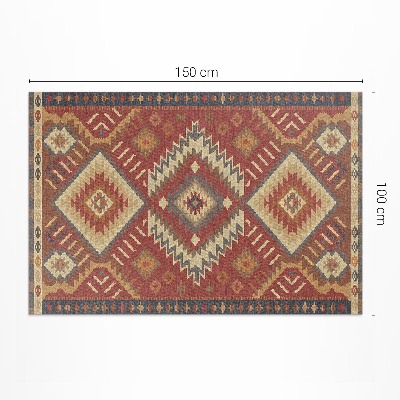 Tapis vinyle d’extérieur Harmonie des figures géométriques aztèques