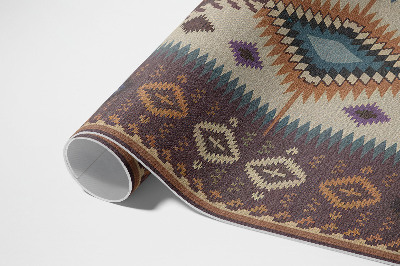 Tapis vinyle d’extérieur Dispositions symétriques de style aztèque