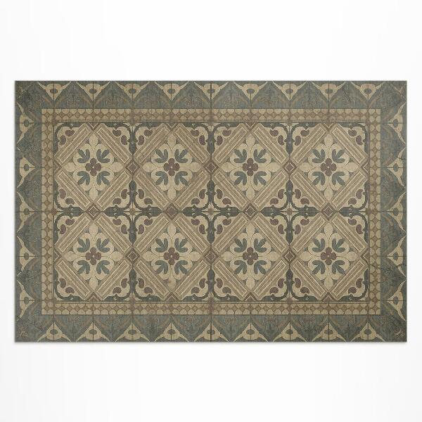Tapis vinyle d’extérieur Motifs vintage symétriques