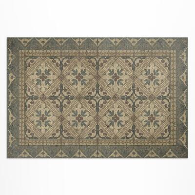 Tapis vinyle d’extérieur Motifs vintage symétriques