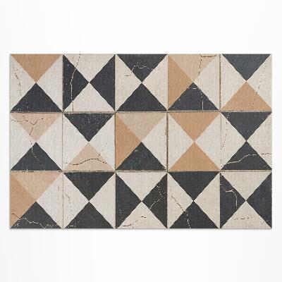 Tapis vinyle d’extérieur Imitation de tuiles anciennes