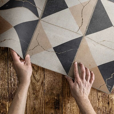 Tapis vinyle d’extérieur Imitation de tuiles anciennes