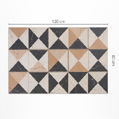 Tapis vinyle d’extérieur Imitation de tuiles anciennes