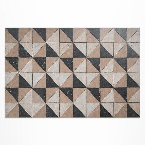 Tapis vinyle d’extérieur Mosaïque traditionnelle d'un ancien immeuble