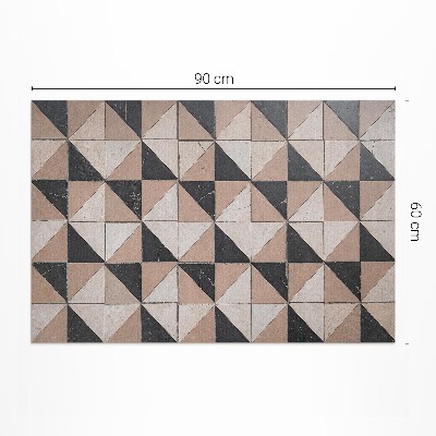 Tapis vinyle d’extérieur Mosaïque traditionnelle d'un ancien immeuble