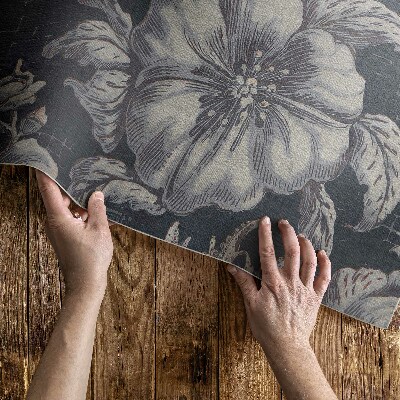 Tapis vinyle d’extérieur Motifs vintage romantiques