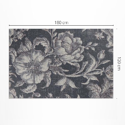 Tapis vinyle d’extérieur Motifs vintage romantiques