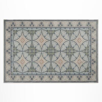 Tapis vinyle d’extérieur Mosaïque de carreaux de céramique vintage