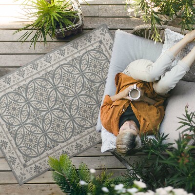 Tapis vinyle d’extérieur Souvenirs géométriques