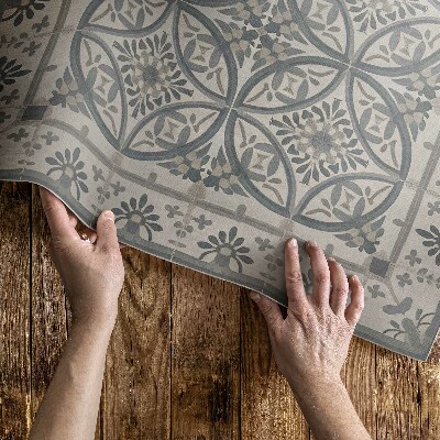 Tapis vinyle d’extérieur Souvenirs géométriques