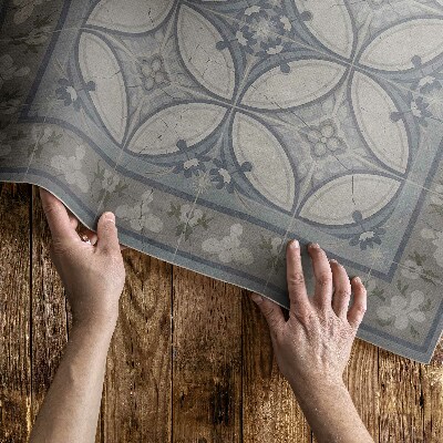 Tapis vinyle d’extérieur Une délicate composition de motifs